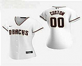 Women Customized Arizona Diamondbacks 2020 White Home Nike Jersey,baseball caps,new era cap wholesale,wholesale hats